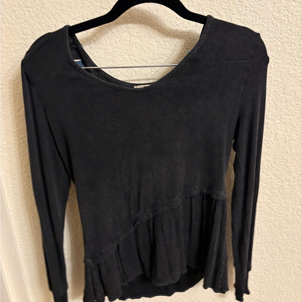 Black Long Sleeve Women's Top